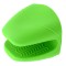 Manusa pentru bucatarie din silicon, rezistenta la caldura, verde