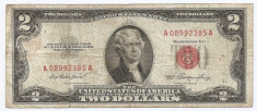 Statele Unite (SUA) 2 Dolari 1953 - (Serie Red-08992385) P-380 foto