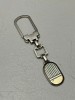 BRELOC CHEI ARGINT 925 + AUR 750 - Tip placuta - De Firma - 16.5g. - Vintage !