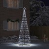 VidaXL Brad de Crăciun LED cu 800 LED cu suport Alb rece 400 cm Fier 42018762