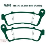 Klocki Ham. Moto. Honda Vt 1300 Cxaa (Fury/Chopper) (Abs) (10-11)/ Cbr 600 (Abs) (11-13) 298613 EBCFA388
