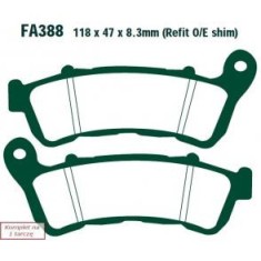 Klocki Ham. Moto. Honda Vt 1300 Cxaa (Fury/Chopper) (Abs) (10-11)/ Cbr 600 (Abs) (11-13) 298613 EBCFA388