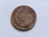 Martinica-50 cent 1897-Foarte rara, America Centrala si de Sud