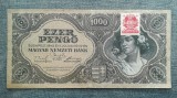 1000 Pengo 1945 Ungaria / varianta cu timbru / seria 004325