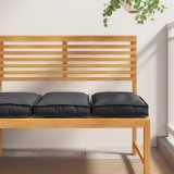 VidaXL Pernuțe pentru Scaun 2 buc Negru 40x40x8 cm, Material Oxford