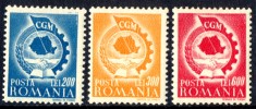 1947 LP209 serie Confederatia Generala a Muncii MNH foto