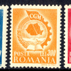 1947 LP209 serie Confederatia Generala a Muncii MNH