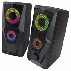 Boxe PC 2.0 Esperanza Baila EGS103 RGB Usb 35 mini-jack 2x3W Negru