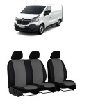 Cumpara ieftin Set huse scaune eko piele dedicate Renault Trafic 2+1 (2000-2014), Umbrella