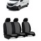 Set huse scaune eko piele dedicate Renault Trafic 2+1 (2000-2014)