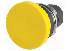 Comutator EAO 22mm Galben Acţionat prin Apăsare Poz.i Stab: 2