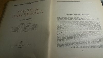myh 34f - Istoria universala - volumul 1 - ed 1959 foto