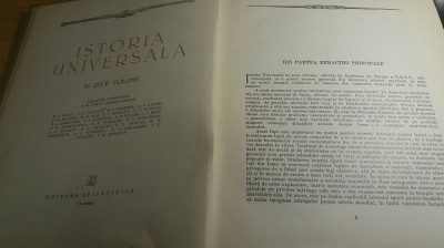 myh 34f - Istoria universala - volumul 1 - ed 1959 foto