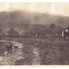 1109 - CAINENI, Valcea, Romania - old postcard, real Photo (14/9 cm) - unused