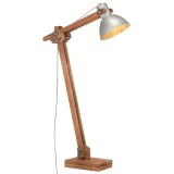 Lampa de podea, argintiu, lemn masiv de mango, E27 GartenMobel Dekor