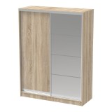 Cumpara ieftin Dulap dormitor cu oglinda Korredor Pako World Sonoma 160x60x220 cm