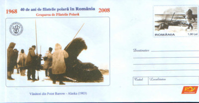 intreg pos plic nec 2008- 40 de ani de filatelie polara in Romania foto