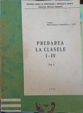 PREDAREA LA CLASELE I-IV VOL.1-A. LAUTERMAN, A. IOACHIM SI COLAB.