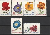 ROMANIA 1971 LP 767 FLORI DIN GRADINI BOTANICE SERIE MNH NESTAMPILATA