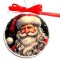 glob pe lemn cu mos craciun 47221