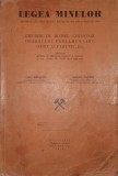 Legea Minelor. Expuneri de Motive, Cuvantari, Desbateri Parlamentare, Index Alfabeti, Cezar Harjescu, 1929 (editie princeps, bibliofilie, carti drept)