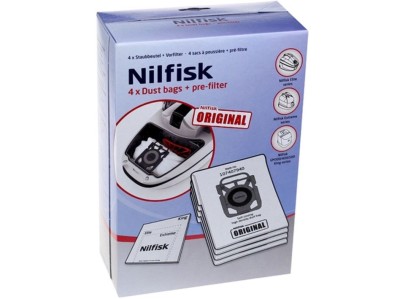 Set 4 saci de aspirator NILFISK 107412688, SERIA GM300 GM400 GM500 foto
