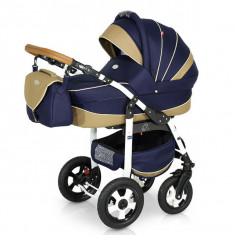 Krausman - Carucior 3 in 1 Ride Dark Blue foto