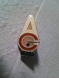 Insigna AC 1955 Industrie Chimica , h=2,4 , metal si email