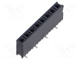 Conector SAMTEC şiruri pini mamă 8 PIN 2,54mm aurit SMT soclu rolă