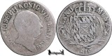 1812, 6 Kreuzer - Maximilian I Iosif - Regatul Bavariei, Europa, Argint