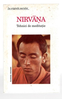 Nirvana - Tehnici de meditatie, Societatea Informatia, 1993 foto