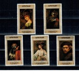 Yemen Nord 1968 - Picturi, arta, Rembrandt, serie neuzata