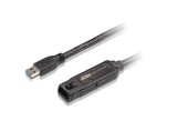 Extender ATEN UE3310-AT-G. Lungime cablu: 10 m. Conector 1: USB A, Conector 2: USB A, Versiune USB: USB 3.2 Gen 1 (3.1 Gen 1), Data minima de transfer