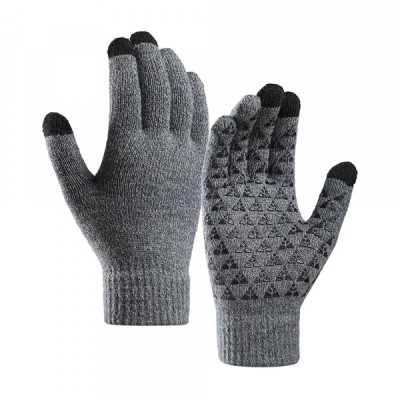 Manusi De Iarna Tactile Iwarm ST0018, Marime 23cm, Gri foto