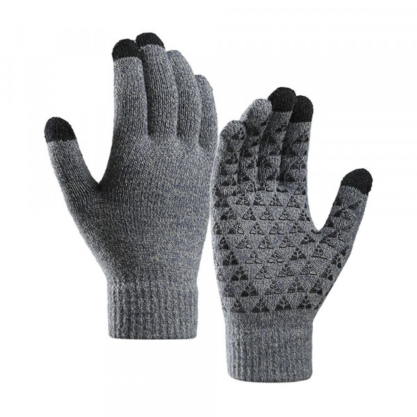 Manusi De Iarna Tactile Iwarm ST0018, Marime 23cm, Gri