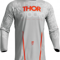 Tricou motocross/enduro Thor Pulse Mono, culoare gri/portocaliu, marime S Cod Produs: MX_NEW 29107109PE