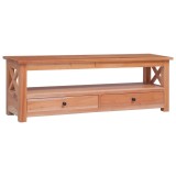 Cumpara ieftin Comoda TV, 115x30x40 cm, lemn masiv de mahon
