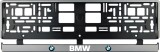 Cumpara ieftin Set 2 bucati, suport numar inmatriculare argintiu BMW, Autohelix MSA