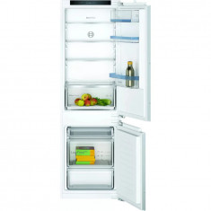 Combina frigorifica incorporabila Bosch KIV86VFE1, 267 l, Clasa E, LowFrost, FreshSense, H 177.2 cm, Argintiu