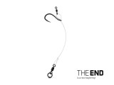 Montură Delphin THE END CHOD Rig 8cm / 0.45mm/#6 / set x 4 buc., Carlige Crap