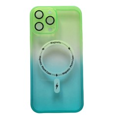 Huse silicon cu incarcare wireless pentru Iphone 12 Pro Max Verde