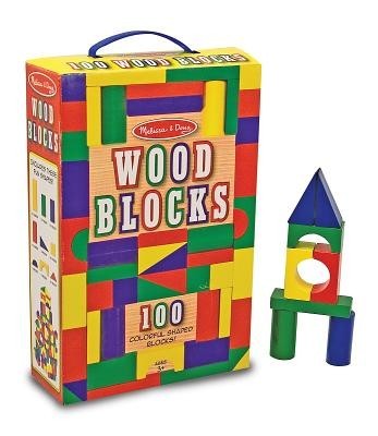 100 Wood Blocks Set foto