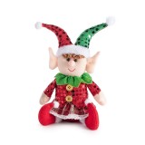 Figurina Elf Fetita textil multicolor 14x7x24 cm