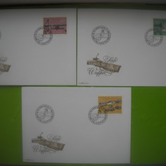 HOPCT PLIC S FDC 1244 SET 3 FDC ARME DE VANATOARE 1980 LICHTENSTEIN