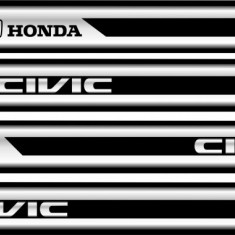 Set protectii praguri CROM - Honda Civic