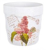 Ghiveci ceramica decorativ pentru interior exterior design Zambila, 15.5 cm, Oem
