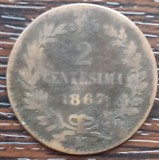 (M2155) MONEDA ITALIA - 2 CENTESIMI 1867, LIT. M (MILANO), VITTORIO EMANUELE II, Europa