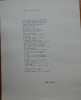 Manuscris de expozitie scris olograf de poetul Dan Verona, poezia Ca intr-o carte de aur