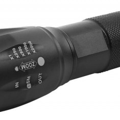 Lanternă Strend Pro Flashlight FL001, T6 150 lm, Alu, 2200 mAh, power bank, zoom, încărcare USB