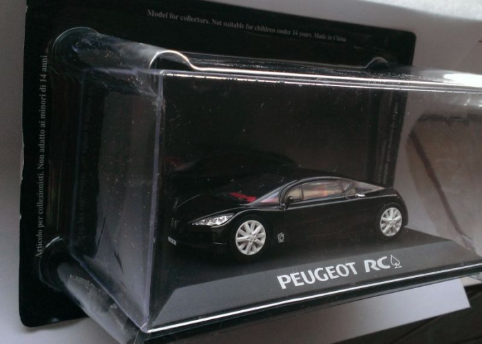 Macheta Peugeot RC concept 2002 - Altaya 1/43
